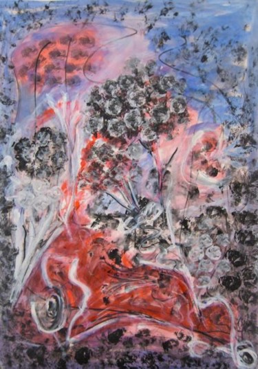 Pintura titulada "Dame mi Flor/ Dammi…" por Elsa Lores, Obra de arte original