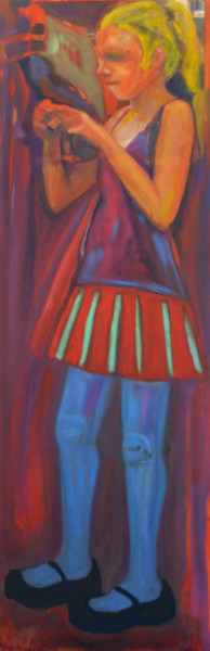 Pintura titulada "Bambina" por Elsa Lores, Obra de arte original