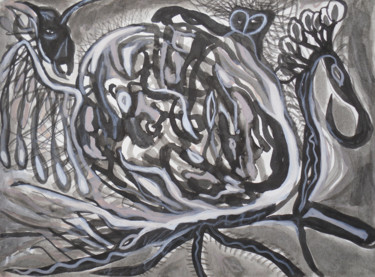 Dibujo titulada "2.jpg" por Elsa Lores, Obra de arte original, Tinta