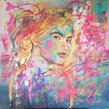 Turn around Painting titled "Turn around" by Els Driesen, Original Art, Acrylic