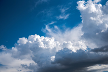 Fotografia intitulada "Céu azul com nuvens…" por Elton Abreu, Obras de arte originais, Fotografia digital