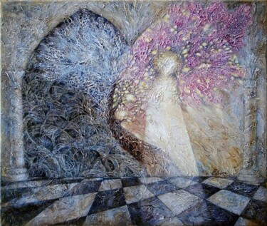 Painting titled "Darkness and Light" by Elvira Baranova, Original Artwork, Other