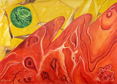 Malerei mit dem Titel "Integration 12. Thr…" von Elvira Kamaletdinova, Original-Kunstwerk, Öl