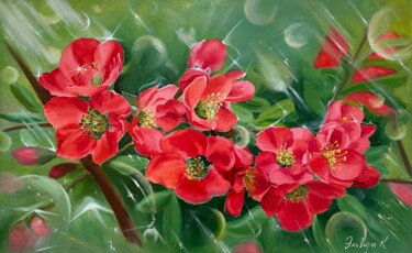 Картина под названием "Blossom" - Elvira Kamaletdinova, Подлинное произведение искусства, Масло
