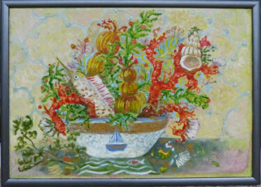 绘画 标题为“Frutti di mare” 由Elżbieta Goszczycka, 原创艺术品, 油
