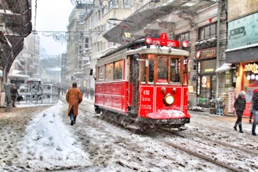 Fotografie getiteld "Taksim" door Elzem, Origineel Kunstwerk, Digitale fotografie