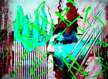 Digitale Kunst mit dem Titel "Chaos" von Emivita, Original-Kunstwerk, Digitale Malerei