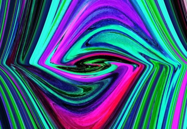 Digitale Kunst mit dem Titel "Farbenpracht" von Emivita, Original-Kunstwerk, Digitale Malerei