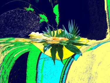 Digitale Kunst mit dem Titel "Blumenstrauss" von Emivita, Original-Kunstwerk, Digitale Malerei