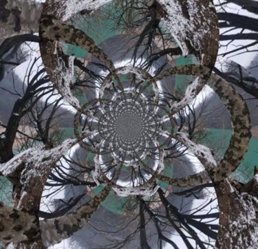 Digitale Kunst mit dem Titel "Frost" von Emivita, Original-Kunstwerk, 2D digitale Arbeit