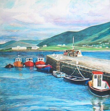 Painting titled "Ring of Kerry, one…" by Ema Gervike, Original Artwork