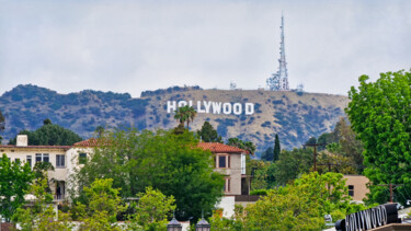 Photographie intitulée "Hollywood Sign, Mou…" par Emaga Travels By Emaga Art, Œuvre d'art originale, Photographie numérique