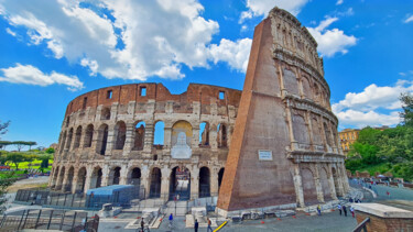 Photography titled "Colosseum, ancient…" by Emaga Travels By Emaga Art, Original Artwork, Digital Photography