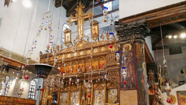 Birthplace of Jesus: Basilica of the Nativity, Bethlehem Photographie intitulée "Birthplace of Jesus…" par Emaga Travels, Œuvre d'art originale, Photographie numérique