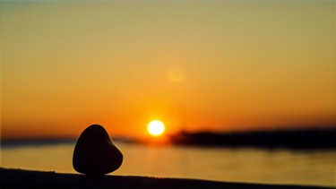 Fotografie mit dem Titel "Heart sunset" von Emanuele De Vincenzo, Original-Kunstwerk, Digitale Fotografie