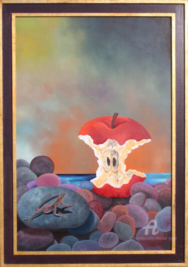 Painting titled "SEDUÇÃO DO AMOR" by Emanuel Aguiar, Original Artwork