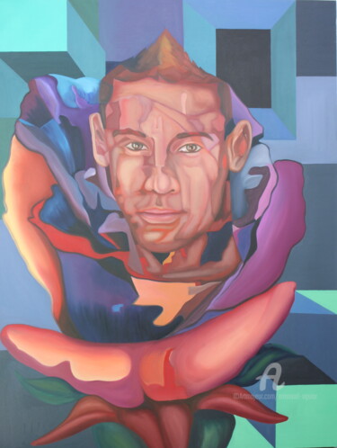Картина под названием "DOM É A SUA VIDA" - Emanuel Aguiar, Подлинное произведение искусства, Масло