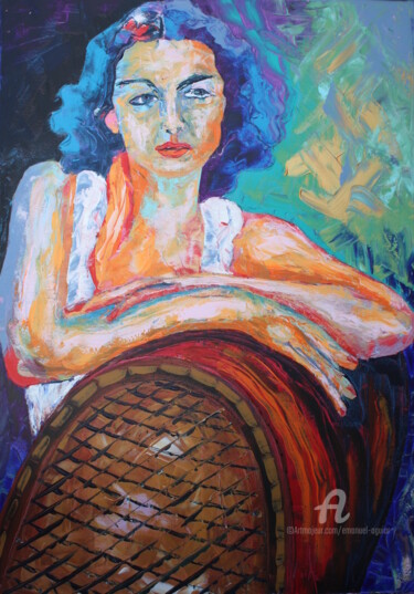 Pittura intitolato "BELA DONA" da Emanuel Aguiar, Opera d'arte originale