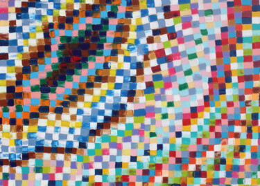 Pintura titulada "Jogo de cores" por Emanuel Aguiar, Obra de arte original, Acrílico