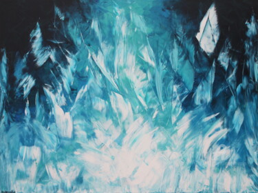 Peinture intitulée "O meu cristal Lápis…" par Emanuel Aguiar, Œuvre d'art originale, Acrylique