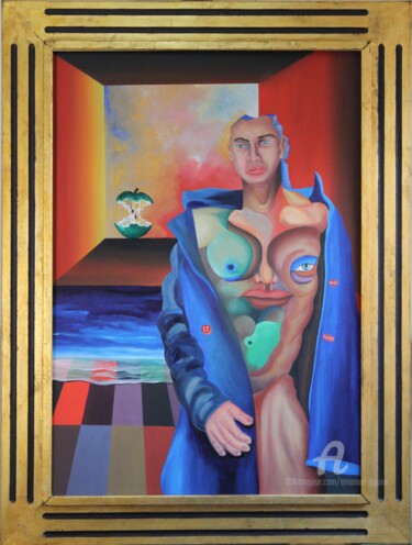 Картина под названием "FASHION" - Emanuel Aguiar, Подлинное произведение искусства, Масло