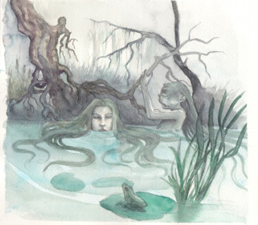 Arte digitale intitolato "Creature acquatiche" da Emanuela Bianchi, Opera d'arte originale, Lavoro digitale 2D
