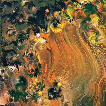 Pintura intitulada "Immersa nel colore" por Emanuela Lo Presti, Obras de arte originais, Acrílico