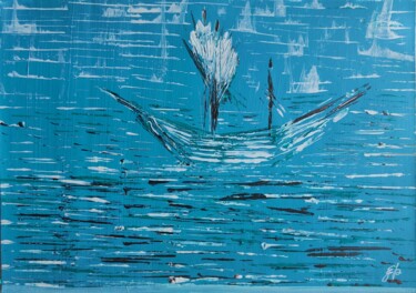 Картина под названием "African River" - Emanuela Lo Presti, Подлинное произведение искусства, Акрил