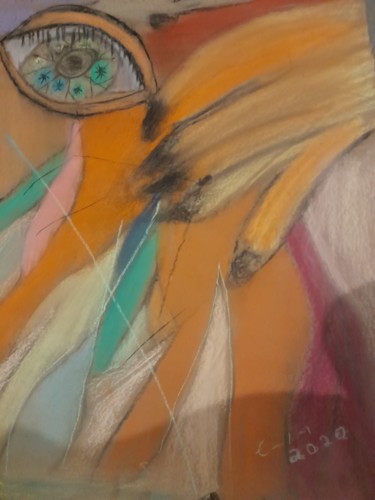 Pintura titulada "Consciência dos cor…" por Emanuel Bruno Andrade, Obra de arte original, Tiza