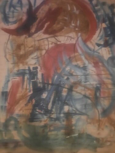 Pittura intitolato "Explosion" da Emanuel Bruno Andrade, Opera d'arte originale, Acrilico