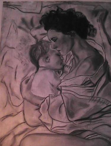 Disegno intitolato "fusain" da Oeilme, Opera d'arte originale, Gesso