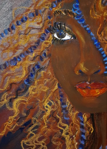 Painting titled "Farouche.jpg" by E. Angie Boucard, Original Artwork