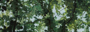 Painting titled "Woods detail 7" by Emilia Amaro, Original Artwork, Other