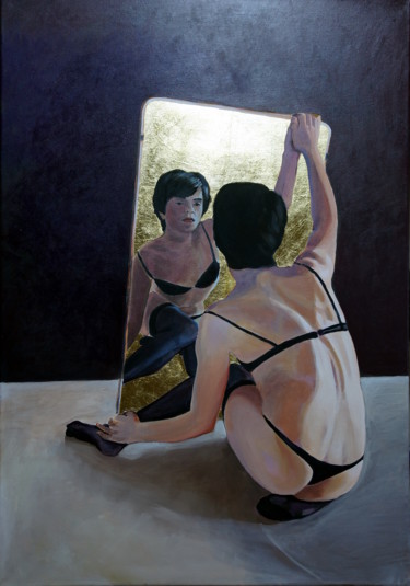 Peinture intitulée "Do you satisfy?" par Emilia Amaro, Œuvre d'art originale, Acrylique