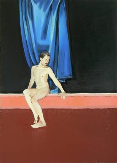 Malerei mit dem Titel "Like a Virgin" von Emilia Amaro, Original-Kunstwerk, Acryl