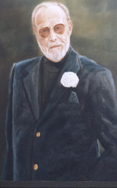 Painting titled "Portrait of late Pr…" by Emil Gutman, Original Artwork