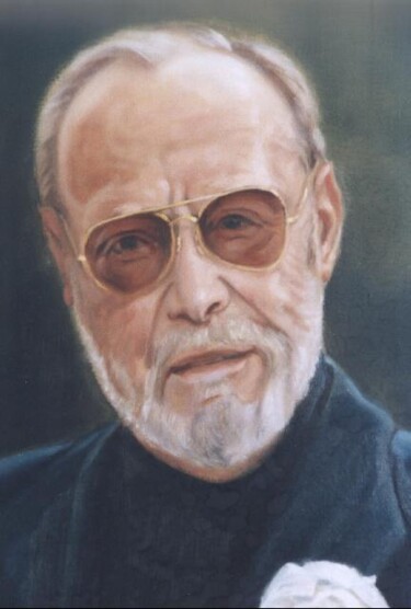Painting titled "Portrait of late Pr…" by Emil Gutman, Original Artwork