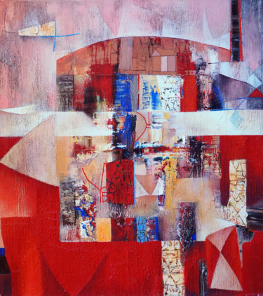 Peinture intitulée "Original Abstrakte…" par Emil Hasenrick, Œuvre d'art originale, Acrylique Monté sur Autre panneau rigide