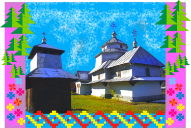 Digitale Kunst mit dem Titel "the Catholic church…" von Emil Iustinian Colban, Original-Kunstwerk, Digitale Malerei