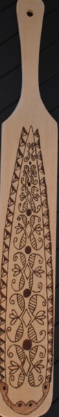 Mandala baker's shovel Disegno intitolato "Mandala baker's sho…" da Emilano Arts, Opera d'arte originale, Legno