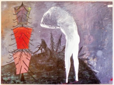 Картина под названием "№524  THE ABANDONED…" - Emil Agayev, Подлинное произведение искусства, Масло