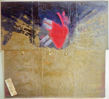 Картина под названием "№1500  SOLAR PLEXUS…" - Emil Agayev, Подлинное произведение искусства, Масло