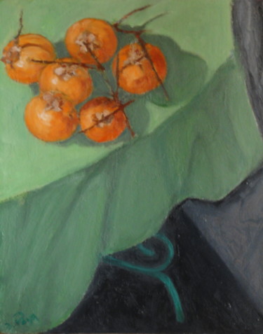 Картина под названием ""Les kakis de mes v…" - Emile Paya, Подлинное произведение искусства, Масло
