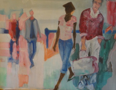 Peinture intitulée ""On va où?" - "#Art…" par Emile Paya, Œuvre d'art originale, Huile
