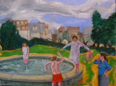 제목이 ""Vent de folie sur…"인 미술작품 Emile Paya로, 원작, 기름