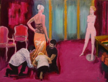 Pintura titulada ""Collection"" por Emile Paya, Obra de arte original, Oleo