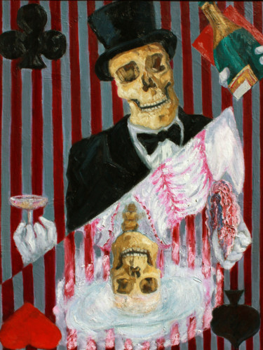 Pintura intitulada ""Sacrement éternel…" por Emile Paya, Obras de arte originais, Óleo