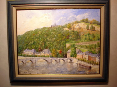 Peinture intitulée "Namur, Belgique" par Emile Wouters, Œuvre d'art originale