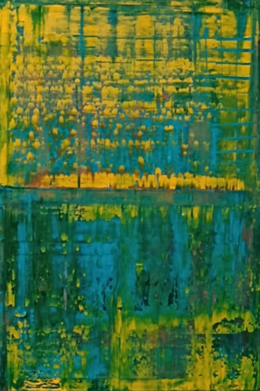 Painting titled "Reflection" by Emili Vit, Original Artwork, Oil Mounted on Wood Panel
