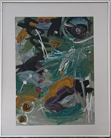 绘画 标题为“Autumn Whirlwind” 由Emili Vit, 原创艺术品, 丙烯 安装在纸板上
